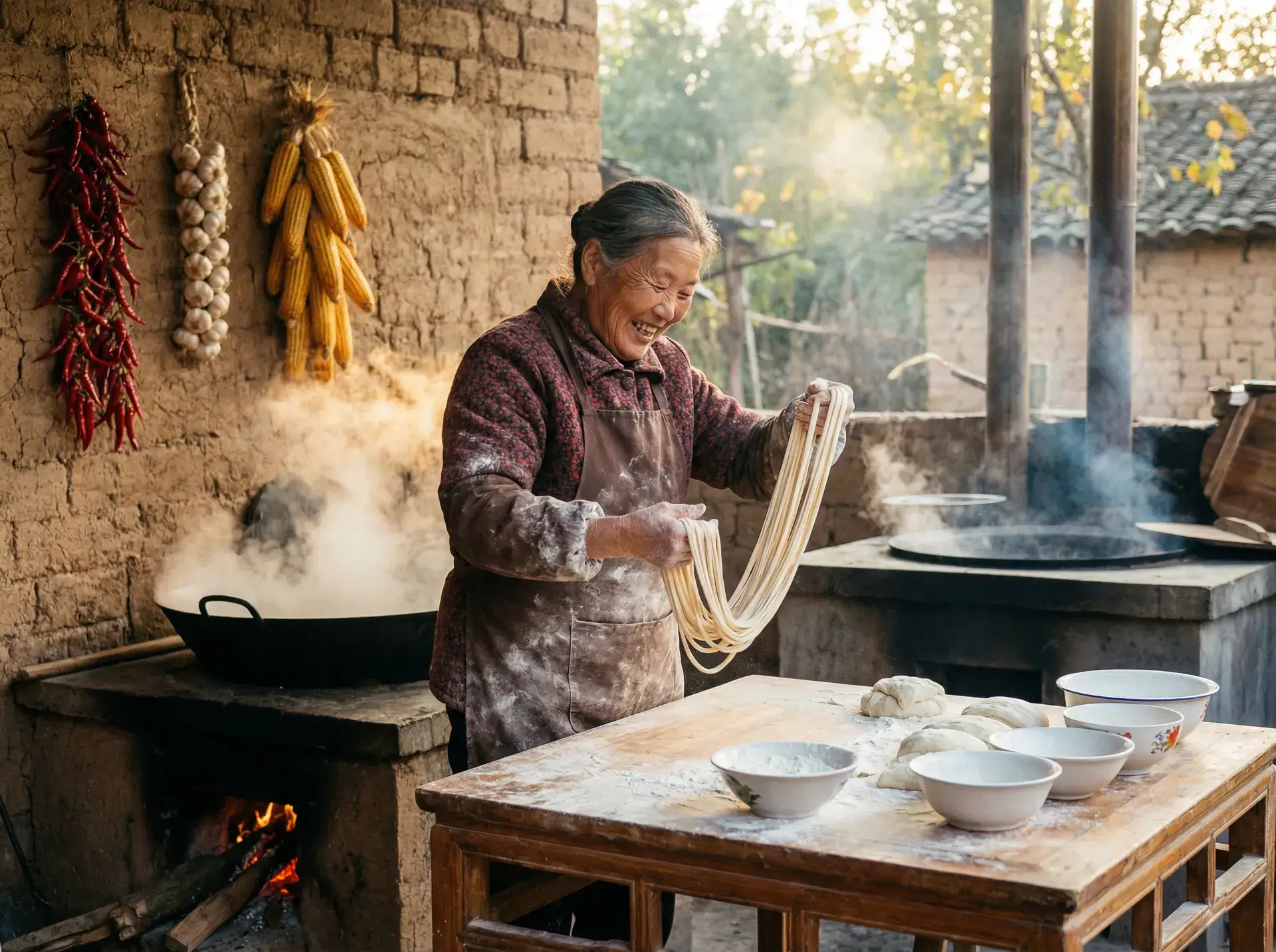 农家大嫂手擀面 - 老九门免费观看全集电视剧 乡村美食